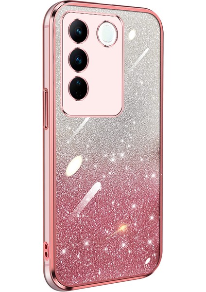 Vivo V27/V27 Pro Şeffaf Elektroliz Köpüklü Toz Silikon Kılıf Için Uygundur (Yurt Dışından) fiyatları