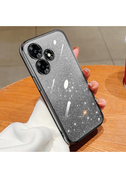 Infinix Hot 30 Için Işıltılı Çıkartmalı Kaplama Telefon Kılıfları (Yurt Dışından)