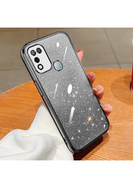 Infinix Hot 10 Play Için Işıltılı Çıkartmalı Kaplama Telefon Kılıfları (Yurt Dışından)