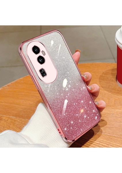 Oppo Reno 10 Pro Için Işıltılı Çıkartmalı Kaplama Telefon Kılıfları (Yurt Dışından)