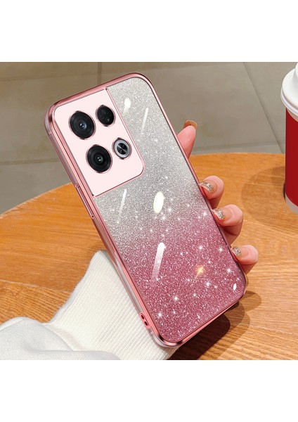 Oppo Reno 8 Pro Için Işıltılı Çıkartmalı Kaplama Telefon Kılıfları (Yurt Dışından)