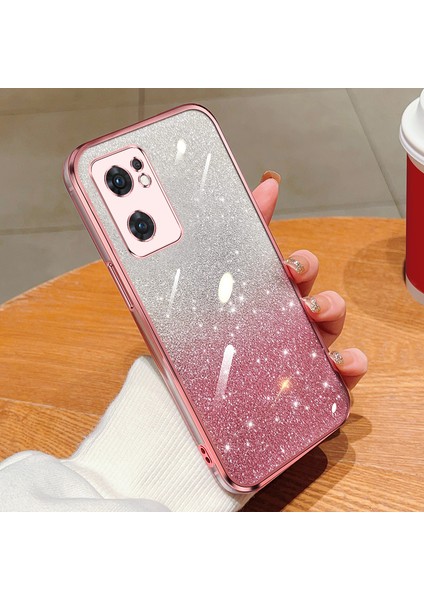 Oppo Reno 7 5g Için Işıltılı Çıkartmalı Kaplama Telefon Kılıfları (Yurt Dışından)