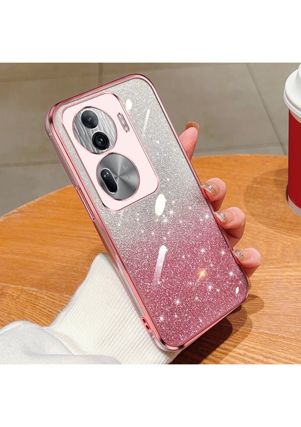 Oppo Reno 11 Pro Için Işıltılı Çıkartmalı Kaplama Telefon Kılıfları (Yurt Dışından)