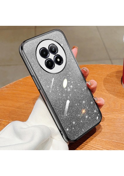 Oppo Realme 12 5g Için Işıltılı Çıkartmalı Kaplama Telefon Kılıfları (Yurt Dışından)