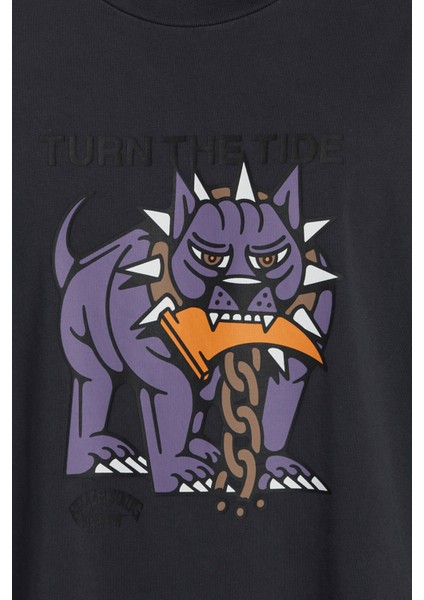 Dog Days Og Ss Ww Erkek Siyah T-Shirt ABYZT02237-2737