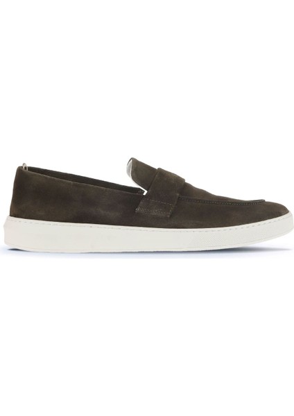 Haki Süet Erkek Loafer 01MA8100