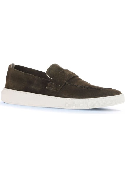 Haki Süet Erkek Loafer 01MA8100