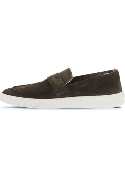 Haki Süet Erkek Loafer 01MA8100