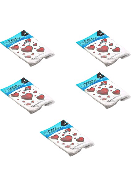 Baskılı Mini Blok Poşet Torba - No : 1 - 22X35 Cm. - Beyaz - 100 Adetlik 5 Paket