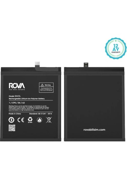 Xiaomi Mi 9 Batarya Pil 3300 Mah fiyatları