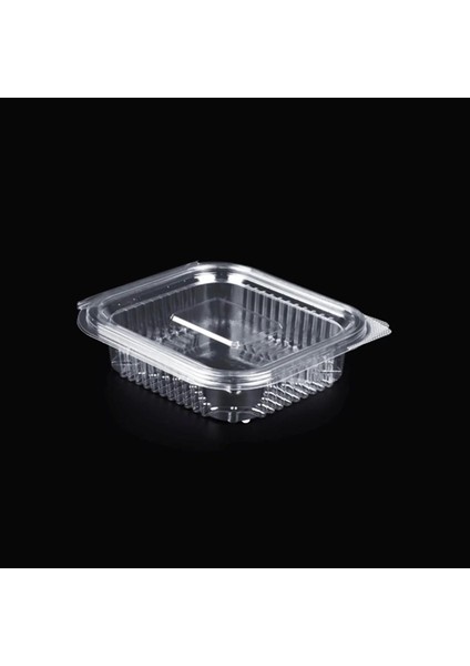 Kullan At Plastik Kilitli Şeffaf Düz Kapaklı Gıda Saklama Kabı Sızdırmaz Kap - 150 cc - 1000 Adet