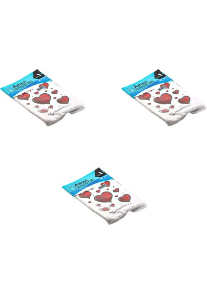 Baskılı Mini Blok Poşet Torba - No : 1 - 22X35 Cm. - Beyaz - 100 Adetlik 3 Paket