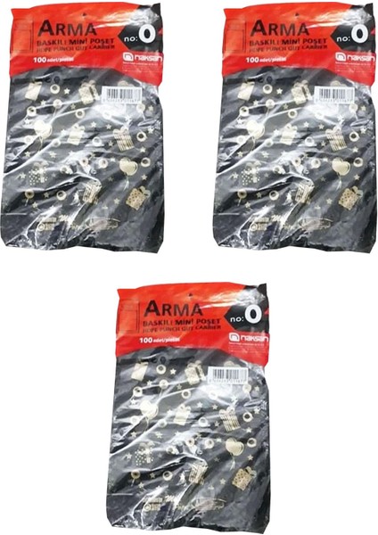 Baskılı Mini Blok Poşet Torba - No : 0 - 20X30 Cm. - Siyah - 100 Adetlik 3 Paket