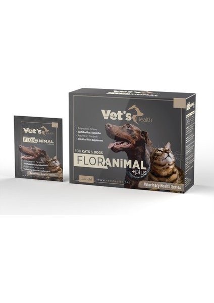 Floranimal Plus Kedi ve Köpekler Için Probiyotik+Prebiyotik Takviyesi 30x1gr modelleri