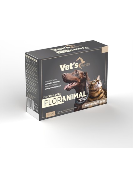 Floranimal Plus Kedi ve Köpekler Için Probiyotik+Prebiyotik Takviyesi 30x1gr fırsatları