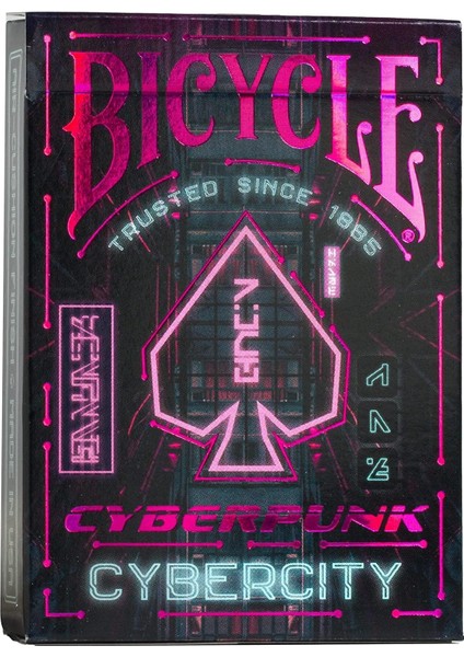 Cyberpunk Cybercity Iskambil Oyun Kart Destesi