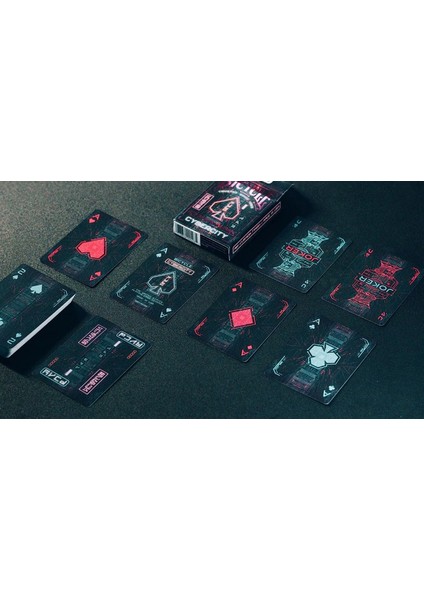 Cyberpunk Cybercity Iskambil Oyun Kart Destesi fırsatları