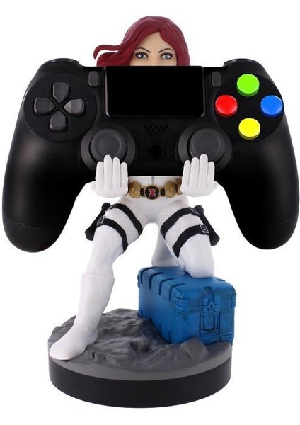 Exg Pro Cable Guys Marvel Black Widow White Suıt Phone And Controller Holder