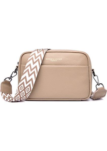 Bayan Yumuşak Deri Günlük Crossbody Çanta (Yurt Dışından)