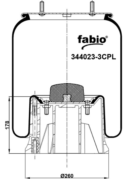 Komple Körük Pistonlu -344023-3CPL - 4023NP03