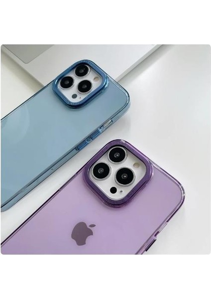iPhone 14 Pro Max Uyumlu Kılıf Modos Metal Kamera Çerçeveli Parlak Kapak fiyatları