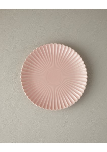 Fiore New Bone China Servis Tabağı Pudra