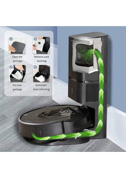 14 Paket Vakum Torbası I7 I7+ E5 E6 S9 S9+ Otomatik Kir Bertaraf Torbaları Yedek Parçalar Için Uyumlu (Yurt Dışından) fiyatları