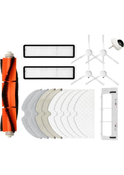Bot Için L10 Pro D9 Trouver Lds Bulucu Robotlu Süpürge Parçaları Ana Yan Fırça Paspas Bezleri Hepa Filtre (Yurt Dışından)