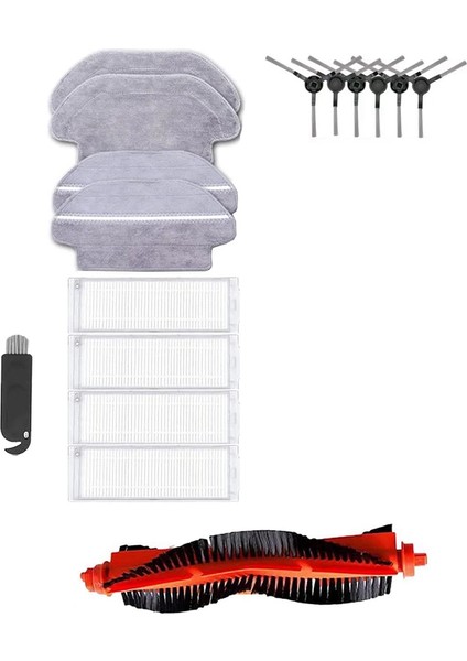 Yedek Parçalar Rulo Fırça Yan Fırça B106CN Robot Süpürge Aksesuarları Için Hepa Filtre (Yurt Dışından) fiyatları