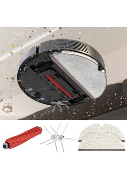 Max Max+ Robot Süpürge Aksesuarları Için Yedek Ana Fırça Yan Fırça Hepa Filtresi (Yurt Dışından) fiyatları