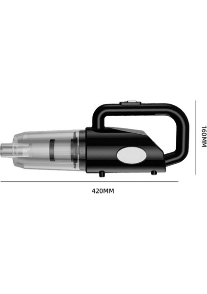 ST-6635EG Güçlü Araç Süpürgesi, El Akülü Süpürge Taşınabilir 7000PA 120W Elektrikli Süpürge (Siyah) (Yurt Dışından) modelleri