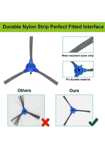 Robovac 11S 15C 30C 35C Elektrikli Süpürge Temizleyici Aksesuarları Için Uyumlu Yedek Yan Fırçalar Hepa Filtreler (Yurt Dışından) fırsatları