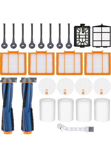 AV2501S Için AV2501AE RV2502AE RV2520AOUS AV2510AOUS Ana Silindir Fırça Filtreleri Köpük ve Ana Filtreler Yan Fırçalar (Yurt Dışından)