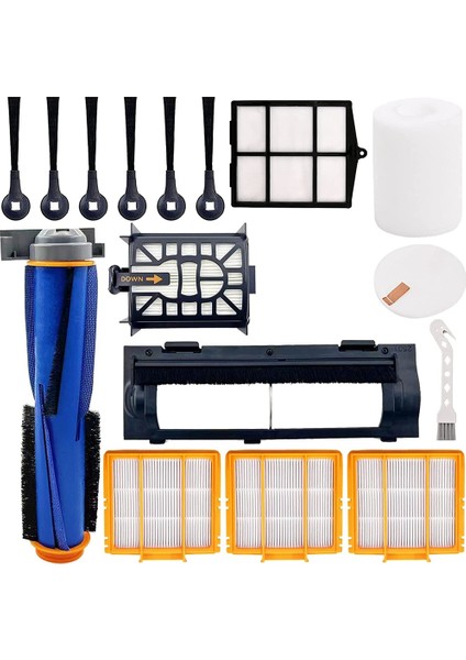 Yedek Ana Fırça Yan Fırça Hepa Filtre AV2501AE AV2502AE Elektrikli Süpürge Temizleyici Aksesuarları Için Uyumlu (Yurt Dışından)