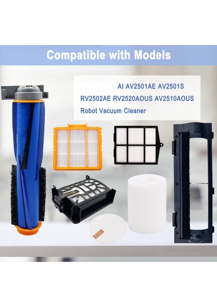 Yedek Ana Fırça Yan Fırça Hepa Filtre AV2501AE AV2502AE Elektrikli Süpürge Temizleyici Aksesuarları Için Uyumlu (Yurt Dışından) fırsatları