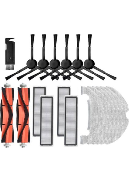 Bot Için L10 Artı Z10 Pro Hepa Filtre Ana Yan Fırça Paspas Bezi Robotik Elektrikli Süpürge Yedek Parçaları (Yurt Dışından)