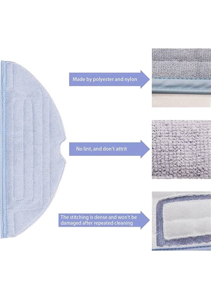 S7 Parçası Için Paspas Bez Bezi Paspas Bezleri Elektrikli Süpürge Robotu S70 S75 S7MAX S7MAXV T7S T7S Artı (Yurt Dışından) fırsatları