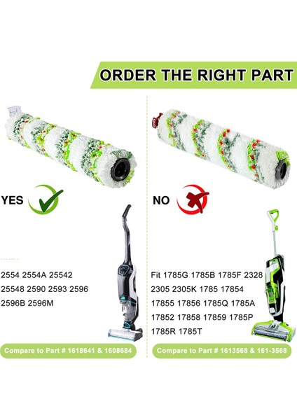 Yedek Parçalar Ana Fırça Hepa Filtresi 2554 2554A 2590 Elektrikli Süpürge Aksesuarları Parçaları 1618641 1608684 (Yurt Dışından) indirimleri