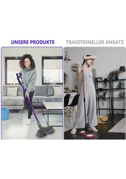 Elektrikli Süpürge Için V7V8V10V11 Elektrikli Ev Islak Paspas Temizleme Emme Kafası Aksesuarları (Yurt Dışından) indirimleri