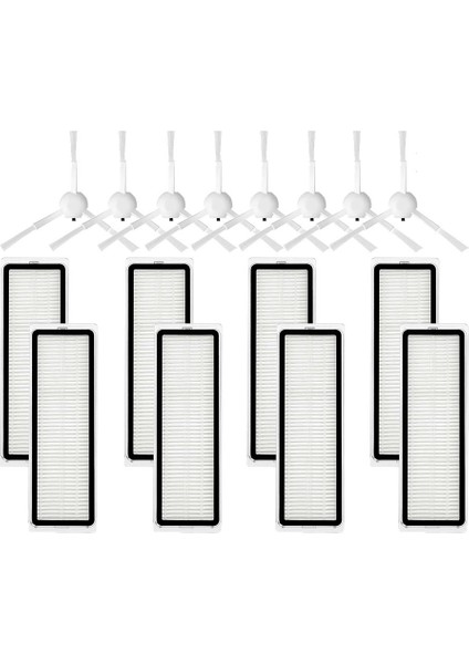 L10S Ultra Spin Kenar Yan Fırça Hepa Filtre Robotlu Süpürge Yedek Aksesuar Ek Kiti (Yurt Dışından)