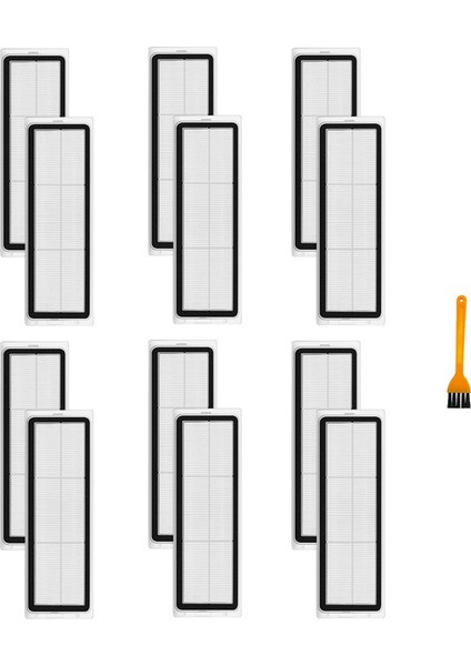 13 Adet Bot W10 Robotlu Süpürge Aksesuarları Hepa Filtre Küçük Fırça Parçaları Temizleme Yedek (Yurt Dışından)