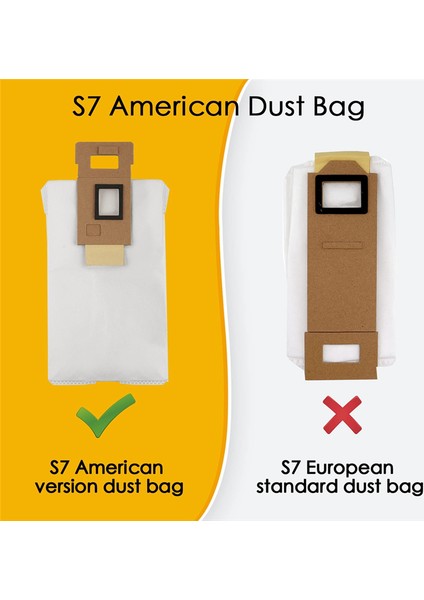 S7 T7S Robot Süpürge Aksesuarları Vakum Torbası Için Uyumlu Yedek Parçalar Toz Torbası (Yurt Dışından) fiyatları