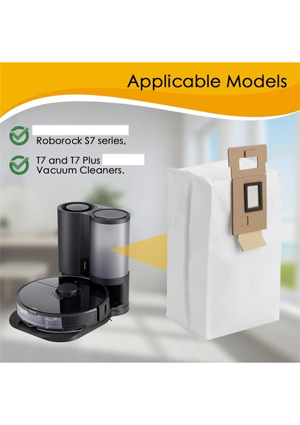 S7 T7S Robot Süpürge Aksesuarları Vakum Torbası Için Uyumlu Yedek Parçalar Toz Torbası (Yurt Dışından) modelleri