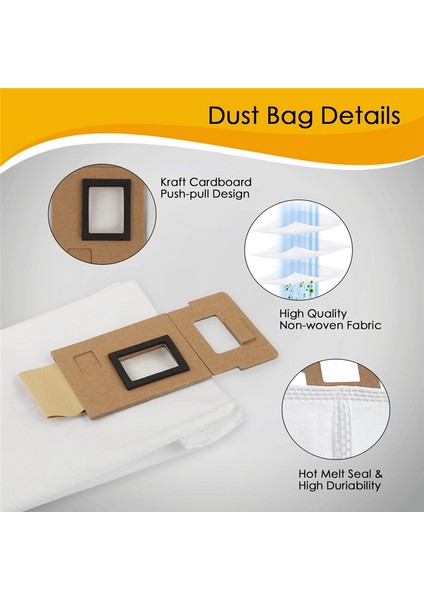 S7 T7S Robot Süpürge Aksesuarları Vakum Torbası Için Uyumlu Yedek Parçalar Toz Torbası (Yurt Dışından) indirimleri