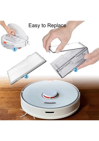 S7 T7S Robot Süpürge Aksesuarları Için Uyumlu Vakum Filtreleri Yedek Parçalar Hepa Filtreler (Yurt Dışından) modelleri