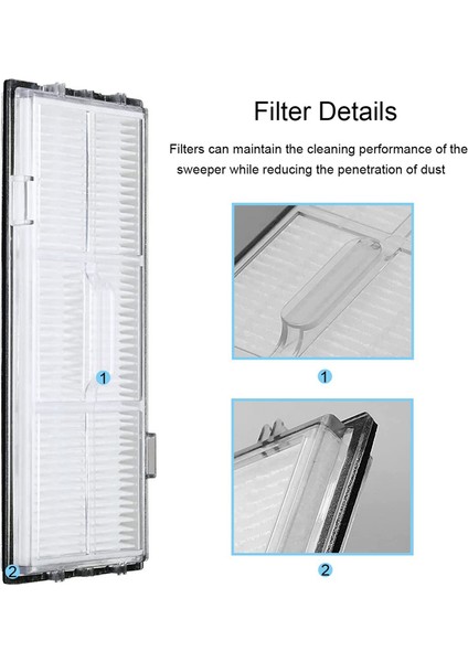 S7 T7S Robot Süpürge Aksesuarları Için Uyumlu Vakum Filtreleri Yedek Parçalar Hepa Filtreler (Yurt Dışından) indirimleri