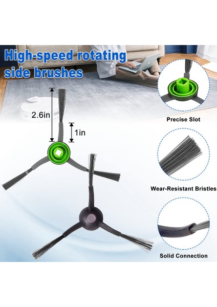 Yedek Parçalar Ana Fırça Yan Fırça Hepa Filtresi Için T8 T8AIVI T8MAX N8PRO Elektrikli Süpürge Aksesuarları (Yurt Dışından) fırsatları