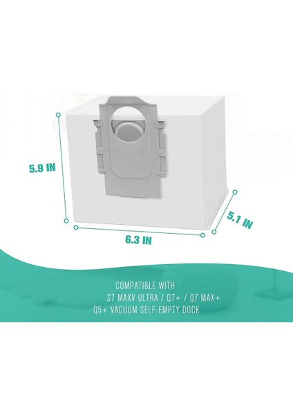 S7 Max V, S7 Max V Plus, G10S, G10S Pro, Max Robot Süpürge Aksesuarları Için Toz Torbası 20 Adet (Yurt Dışından) fiyatları