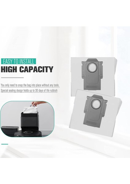 S7 Max V, S7 Max V Plus, G10S, G10S Pro, Max Robot Süpürge Aksesuarları Için Toz Torbası 20 Adet (Yurt Dışından) modelleri