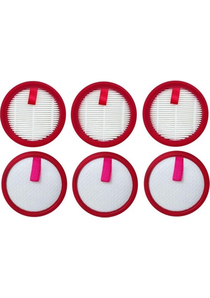 6 Adet Elektrikli Süpürge Hepa Filtre Köpek Yavrusu Için Fit T10 Pro T10 Ev Tipi Elektrikli Süpürge Yedek Parça Aksesuarları (Yurt Dışından)
